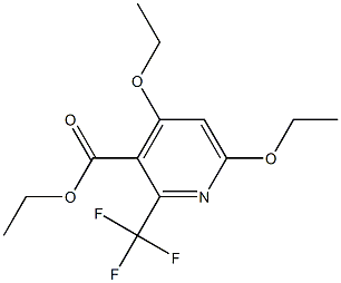 4,6-Diethoxy-2-trifluoromethylpyridine-3-carboxylic acid ethyl ester