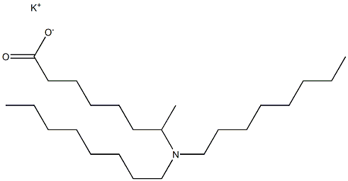 7-(Dioctylamino)octanoic acid potassium salt Structure