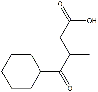 3-Methyl-4-oxo-4-cyclohexylbutanoic acid