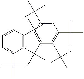 2-(2,3,5-Tri-tert-butylphenyl)-2-(2,6-di-tert-butylphenyl)propane Structure