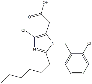 4-Chloro-2-hexyl-1-(2-chloro-benzyl)-1H-imidazole-5-acetic acid