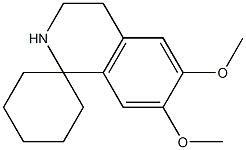 6,7-Dimethoxy-3,4-dihydrospiro[isoquinoline-1(2H),1'-cyclohexane],,结构式