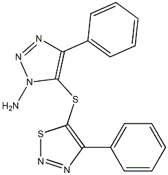 5-(1-Amino-4-phenyl-1H-1,2,3-triazol-5-ylthio)-4-phenyl-1,2,3-thiadiazole