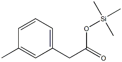 3-Methylphenylacetic acid trimethylsilyl ester 结构式