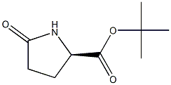 (R)-5-Oxo-2-pyrrolidinecarboxylic acid 1,1-dimethylethyl ester,,结构式