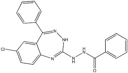 N'-(7-Chloro-5-phenyl-3H-1,3,4-benzotriazepin-2-yl)benzhydrazide