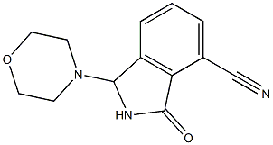 3-Morpholino-7-cyano-2,3-dihydro-1H-isoindol-1-one Structure