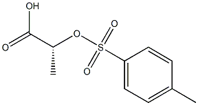 [R,(+)]-2-[(p-Tolylsulfonyl)oxy]propionic acid Structure