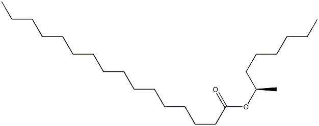 (-)-Palmitic acid (R)-1-methylheptyl ester Structure