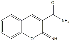 2-Imino-2H-1-benzopyran-3-carboxamide 结构式