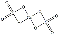 Bis(sulfonylbisoxy)germanium(IV),,结构式