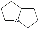 1-Arsabicyclo[3.3.0]octane 结构式