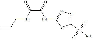  N-Propyl-N'-(5-sulfamoyl-1,3,4-thiadiazol-2-yl)oxamide