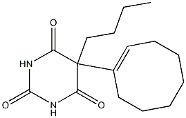 5-Butyl-5-(cycloocten-1-yl)-2,4,6(1H,3H,5H)-pyrimidinetrione