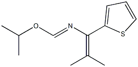 1-(2-Thienyl)-1-[(isopropyloxy)methyleneamino]-2-methyl-1-propene Structure