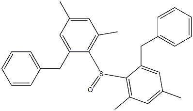 フェニルメシチルスルホキシド 化学構造式