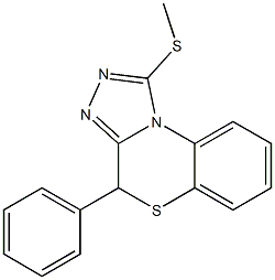 4-Phenyl-1-(methylthio)-4H-[1,2,4]triazolo[3,4-c][1,4]benzothiazine|