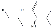 N-(3-Hydroxypropyl)-L-valine Structure