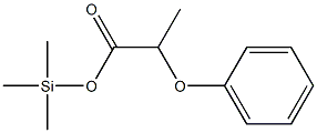 2-Phenoxypropionic acid trimethylsilyl ester Structure