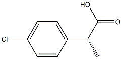 (R)-2-(4-Chlorophenyl)propionic acid Structure