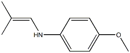 N-(4-Methoxyphenyl)-2-methyl-1-propen-1-amine Structure