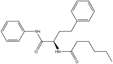 [R,(+)]-2-Hexanoylamino-4,N-diphenylbutyramide,,结构式