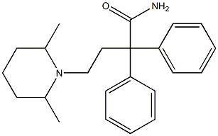 4-(2,6-Dimethyl-1-piperidinyl)-2,2-diphenylbutyramide