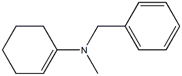 N-(1-Cyclohexenyl)-N-methylbenzenemethanamine Structure