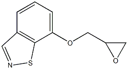 7-(Oxiranylmethoxy)-1,2-benzisothiazole 结构式