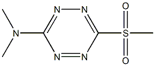 3-Dimethylamino-6-methylsulfonyl-1,2,4,5-tetrazine 结构式