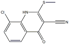 1,4-Dihydro-8-chloro-2-methylthio-4-oxoquinoline-3-carbonitrile