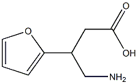 4-Amino-3-(2-furanyl)butyric acid Structure