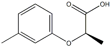[R,(+)]-2-(m-Tolyloxy)propionic acid Struktur