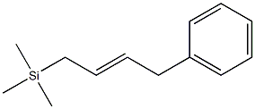(4-Phenyl-2-butenyl)trimethylsilane Structure
