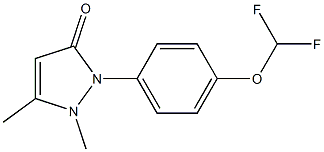 2,3-Dimethyl-1-[4-(difluoromethoxy)phenyl]-3-pyrazolin-5-one|