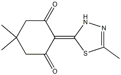 2-[(2,3-Dihydro-5-methyl-1,3,4-thiadiazol)-2-ylidene]-5,5-dimethylcyclohexane-1,3-dione