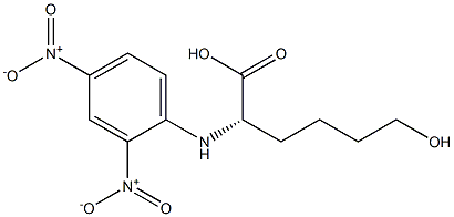 [S,(-)]-6-Hydroxy-2-(2,4-dinitroanilino)hexanoic acid,,结构式