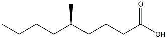 [R,(-)]-5-Methylnonanoic acid Struktur