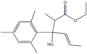 2-Methyl-3-hydroxy-3-(2,4,6-trimethylphenyl)-4-hexenoic acid ethyl ester