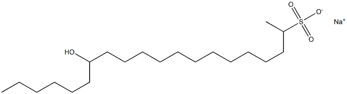 14-Hydroxyicosane-2-sulfonic acid sodium salt|