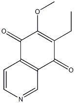 7-Ethyl-6-methoxyisoquinoline-5,8-dione,,结构式