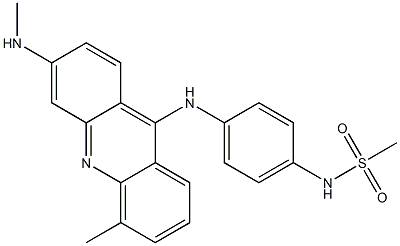 N-[4-[[3-(Methylamino)-5-methylacridin-9-yl]amino]phenyl]methanesulfonamide|