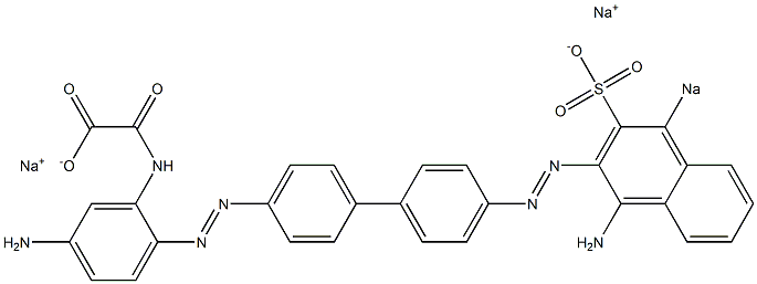 N-[5-Amino-2-[[4'-[(1-amino-4-sodiosulfo-2-naphthalenyl)azo]-1,1'-biphenyl-4-yl]azo]phenyl]oxamidic acid sodium salt