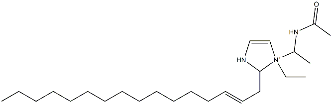  1-[1-(Acetylamino)ethyl]-1-ethyl-2-(2-hexadecenyl)-4-imidazoline-1-ium