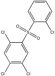 2,4,5-Trichlorophenyl 2-chlorophenyl sulfone 结构式