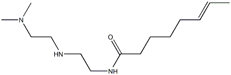 N-[2-[2-(Dimethylamino)ethylamino]ethyl]-6-octenamide Structure