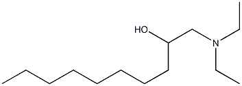 1-Diethylamino-2-decanol Structure