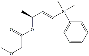 Methoxyacetic acid [(S,E)-1-(phenyldimethylsilyl)-1-buten-3-yl] ester|