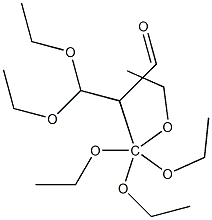 Methanetricarbaldehyde tris(diethyl acetal) 结构式