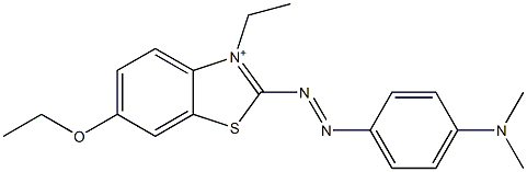 2-[4-(Dimethylamino)phenylazo]-3-ethyl-6-ethoxybenzothiazol-3-ium